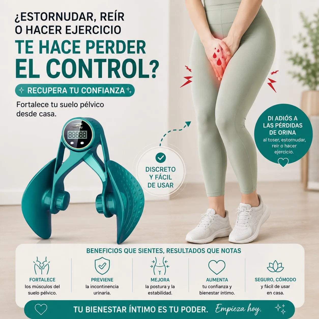 Ejercitador Pelvico Suelo Entrenador