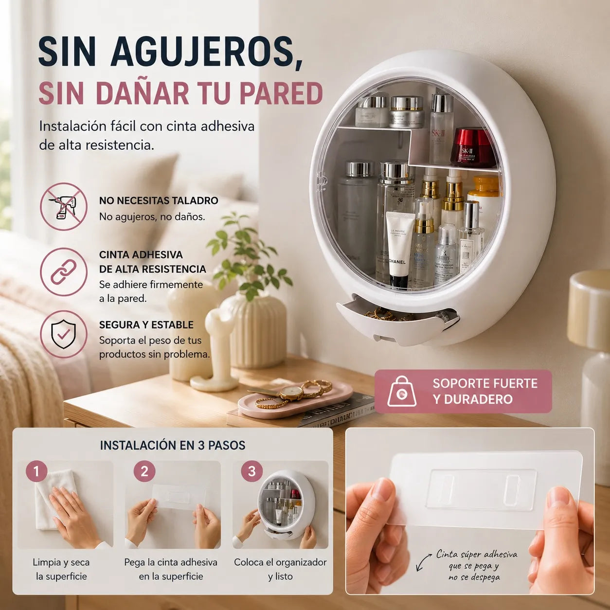 Organizador de Maquillaje